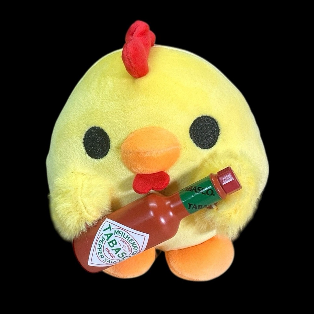 Zuru Snackles Dani Chick Chicken Tabasco Mini Brand 5" Plush Stuffed Advertising